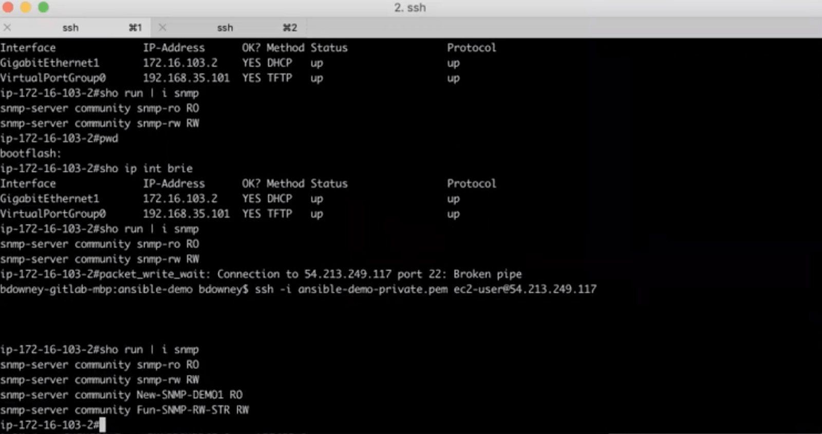 routers snmp